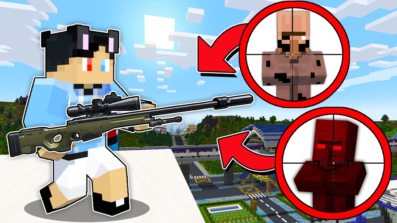 I Became The Greatest SNIPER To Save Baby Brainrots in Minecraft