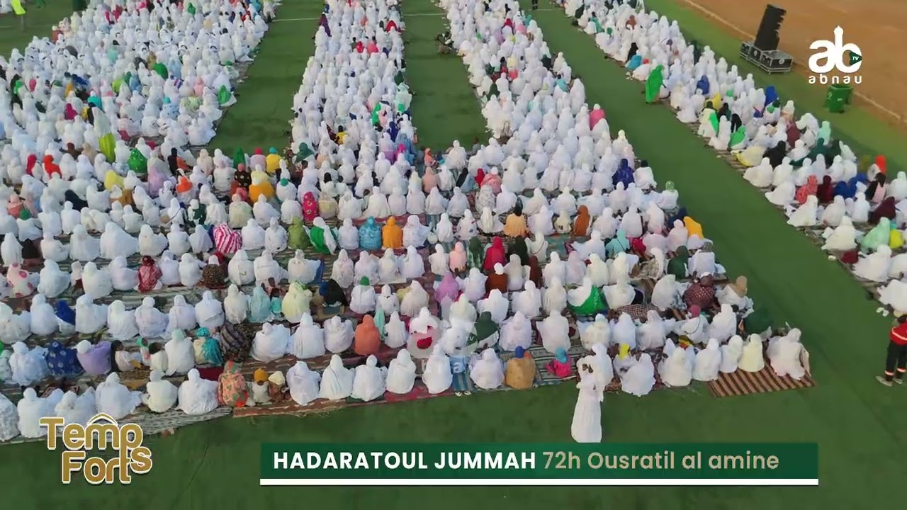Vue De Ciel de la Hadaratoul Jummah des 72h de Ousratoul Al Amine Hadara a Tivaouane