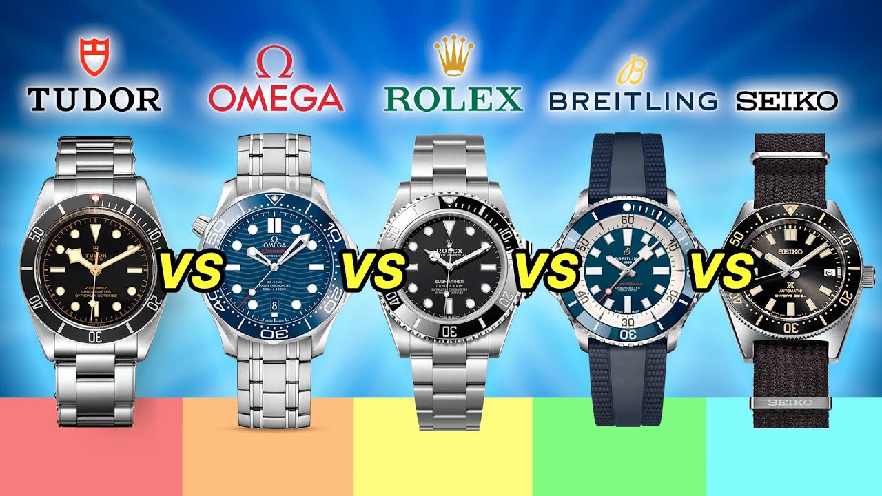 Rolex vs Omega vs Tudor vs Breitling vs Seiko | The Best Dive Watch Ever