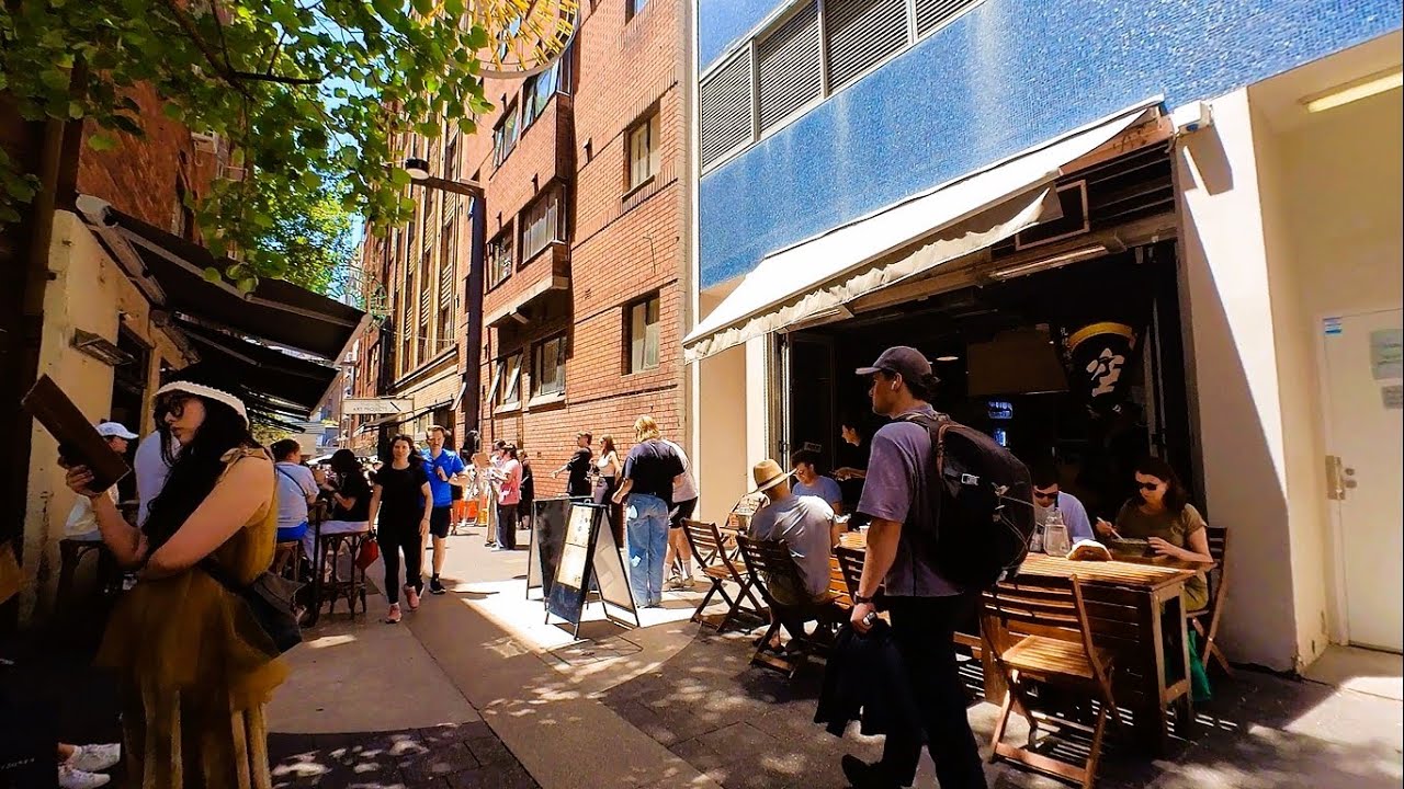 Llankelly Place Eat Street Walkthrough - Potts Point - Sydney Australia