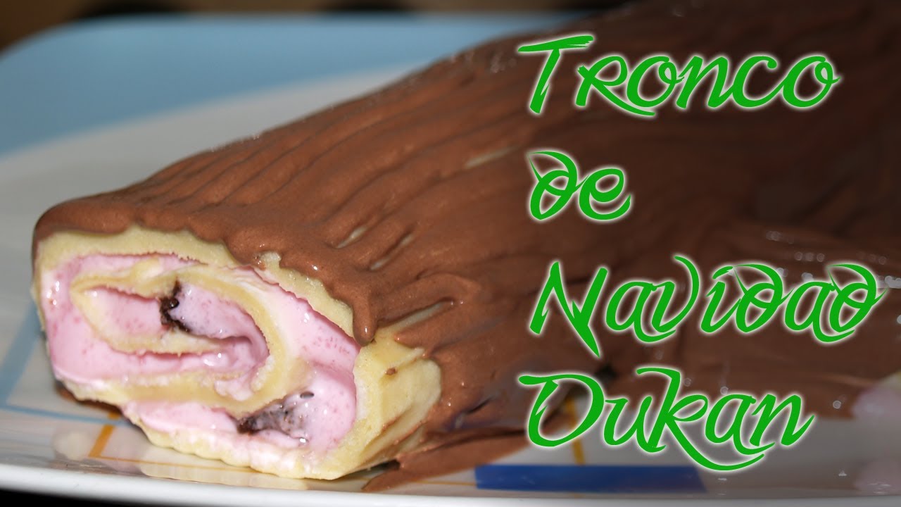 Tronco Navideño Dukan - Receta fase Crucero