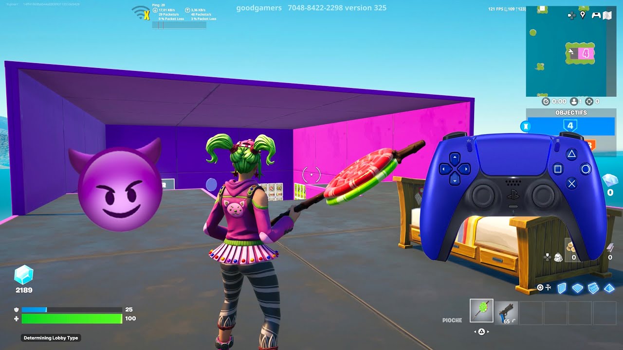 Fortnite Bedwars 😈 Gameplay PS5 🎮