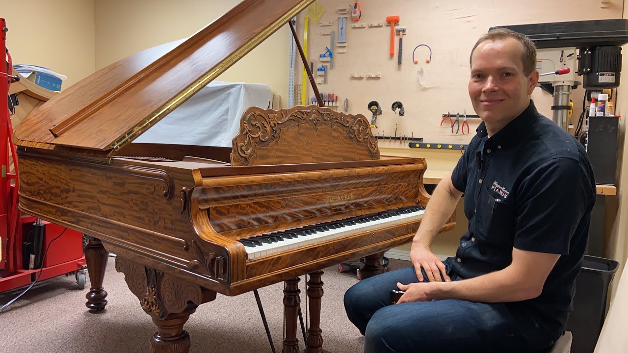 After Total Restoration! 1895 Kranich and Bach Grand #31930
