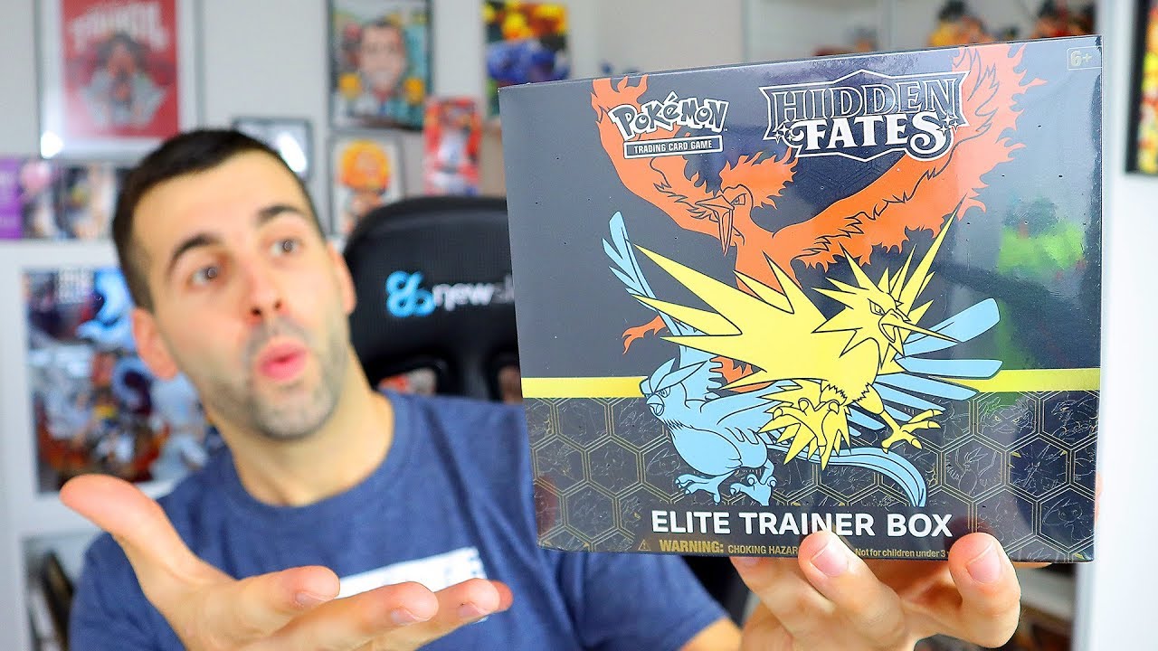 APERTURA *NUEVA* ELITE TRAINER BOX HIDDEN FATES POKEMON