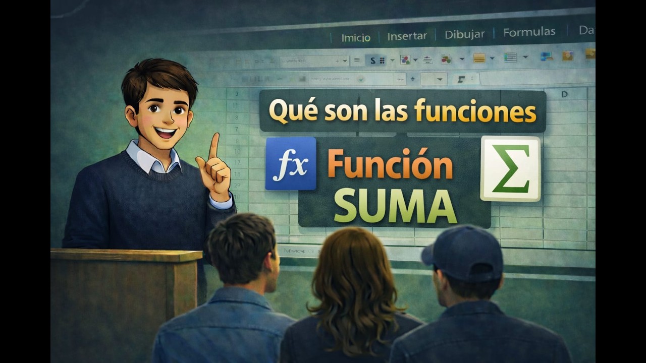 Curso de Excel Básico - Cap 12 | ¿Qué son las Funciones en Excel? | Función SUMA paso a paso