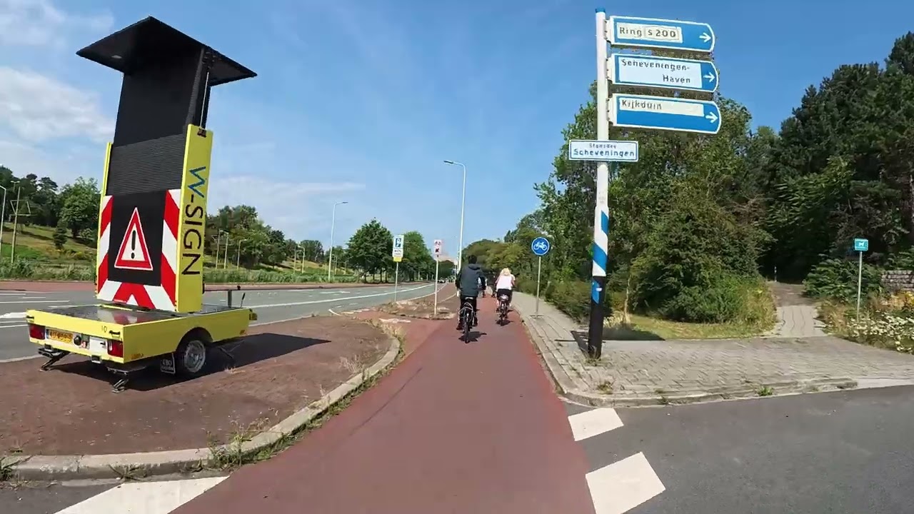 2024 - 07 - 21 , Cycling From The Hague (Den Haag) to Scheveningen Beach