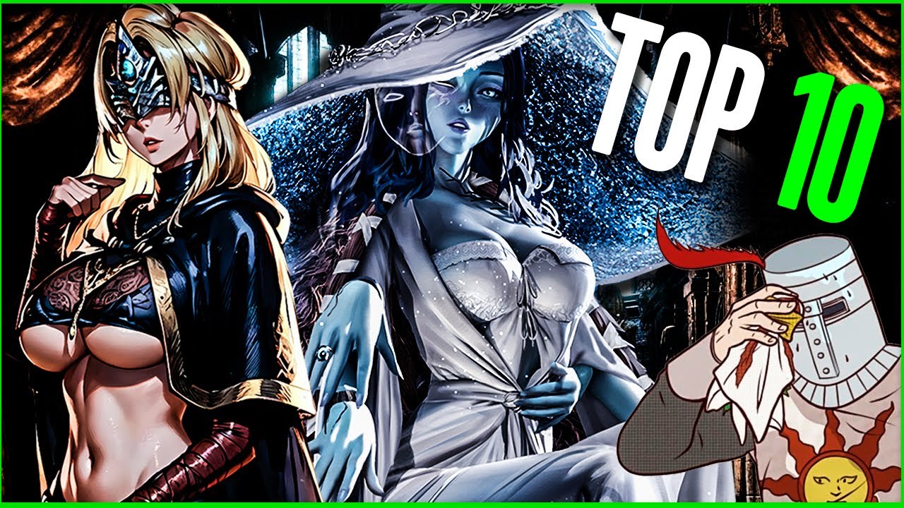 Las 10 Mujeres MÁS HERMOSAS de la Saga Souls \[T]/ (Incluyendo Elden Ring)