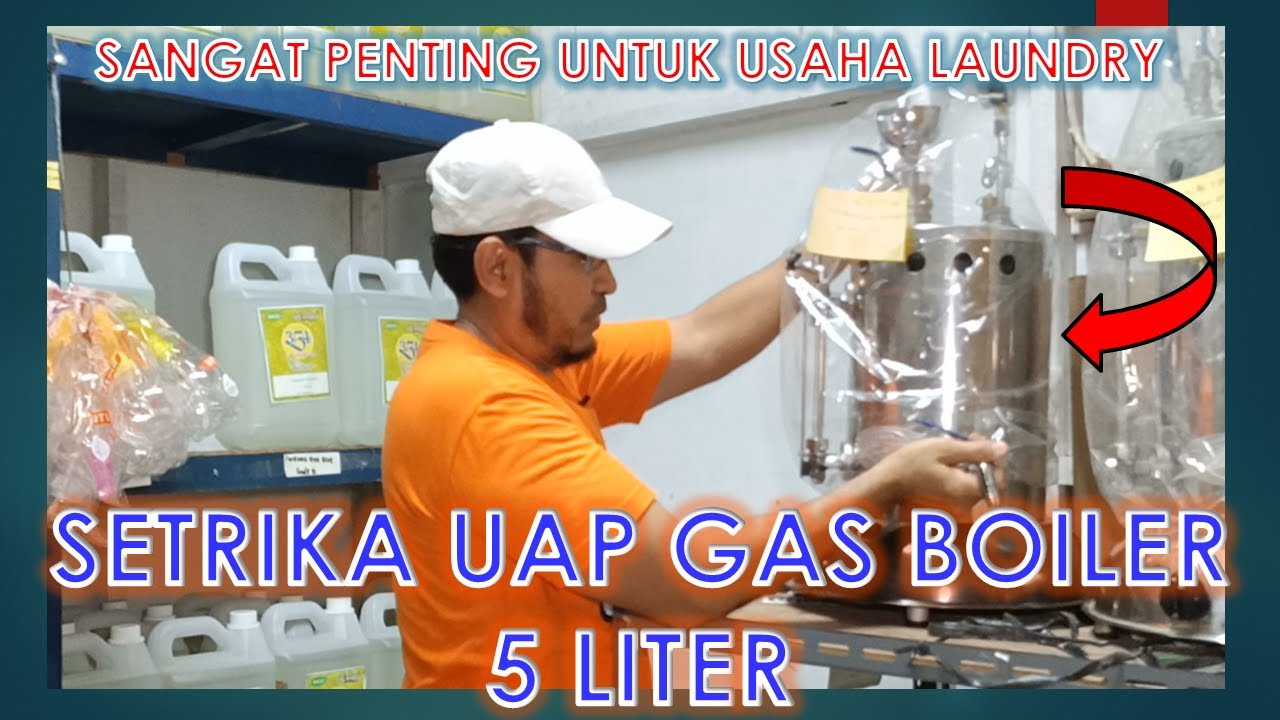 SETRIKA UAP LAUNDRY KILOAN ❗❓ SETRIKA UAP GAS 5 LITER || DISTRIBUTOR PERLENGKAPAN LAUDRY