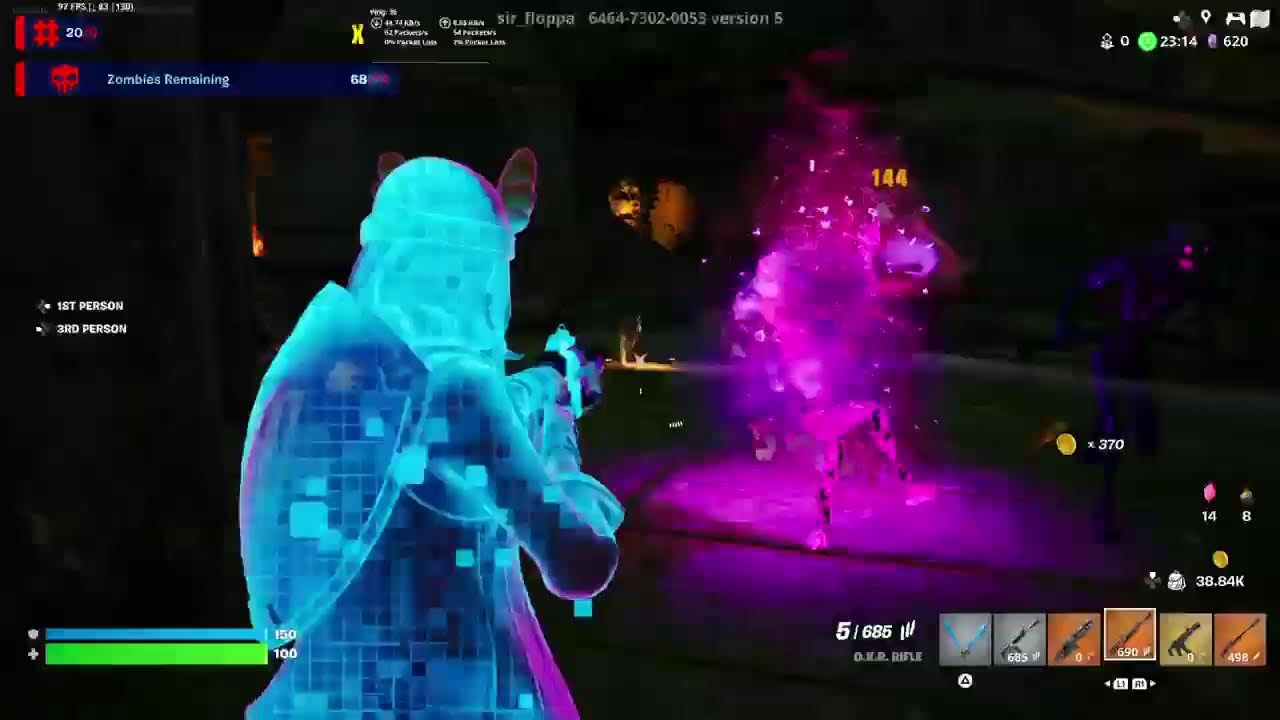 Fortnite Zombies High round fr dis time 😤😤😤😤