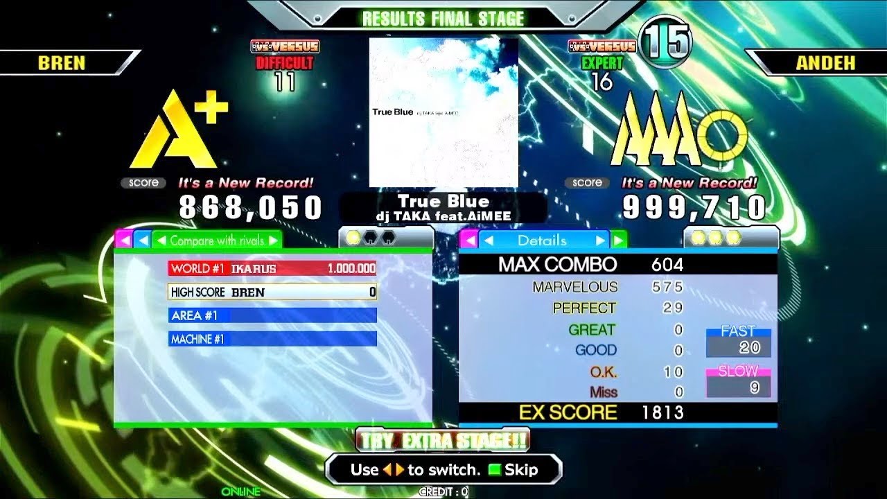 [DDR A3] True Blue (ESP-16) 999,710 PFC