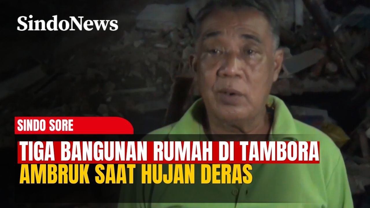 Hujan Deras Picu Tiga Rumah di Tambora Ambruk Seketika | Sindo Sore | 22/02