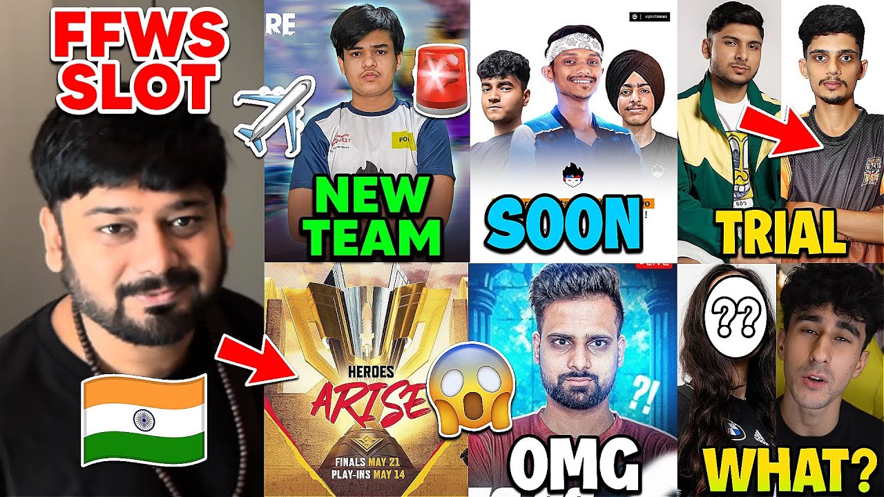 TSG New Lineup Revealed?😱 India Slot Confirm in FFWS 2026 🇮🇳 Big Surprise Fozyajay, Cheating Team?🚨