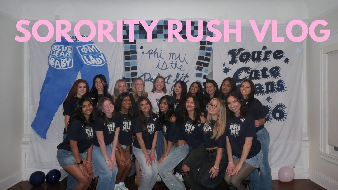 Sorority Rush Vlog at Case Western Reserve University!