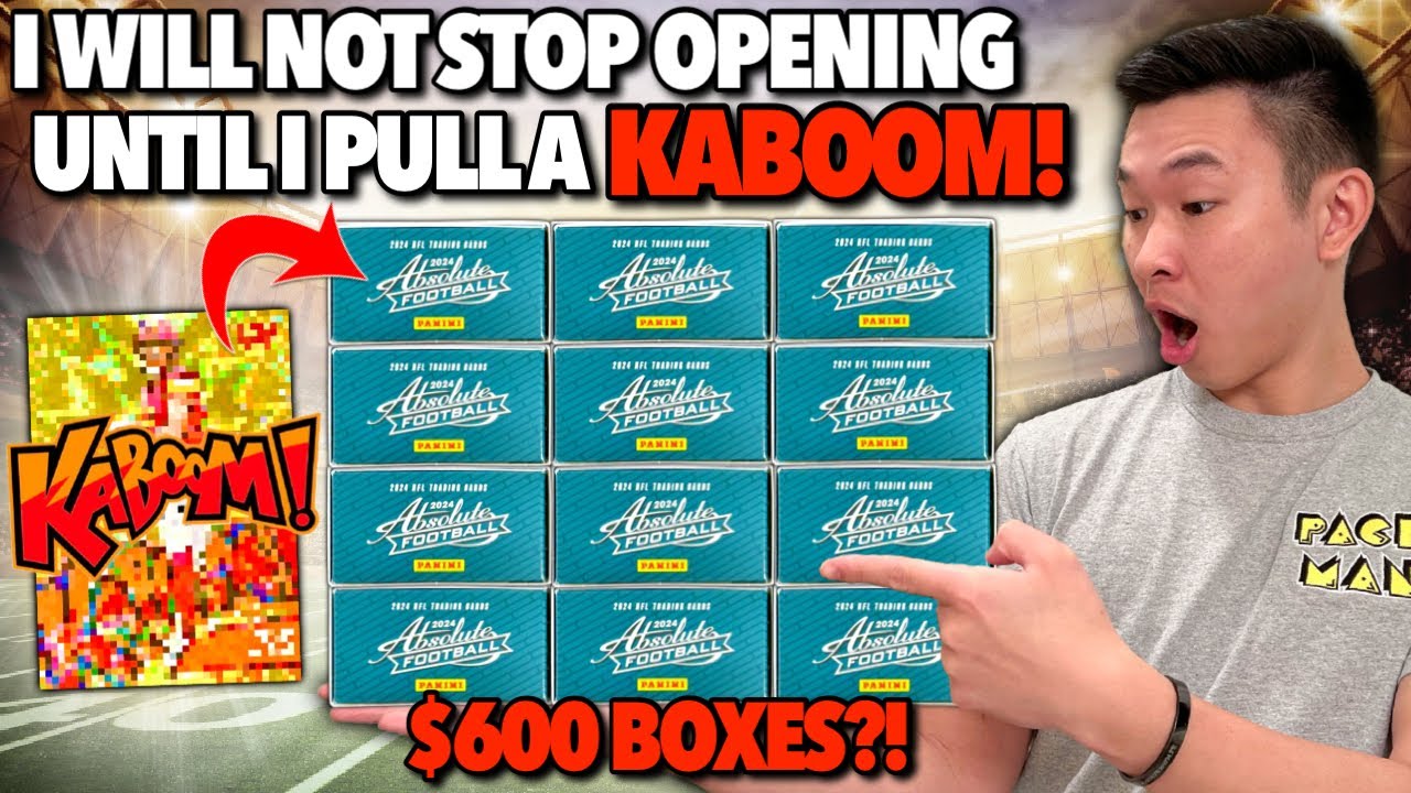 OPENING $600 BOXES OF ABSOLUTE FOOTBALL UNTIL I PULL A RARE KABOOM CASE HIT (INSANE)! 😱🔥