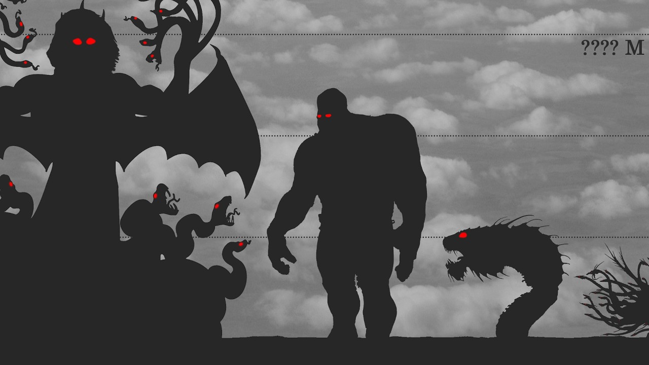 Greek Mythology Monsters & Gods | Size Comparison (with SOUNDS)