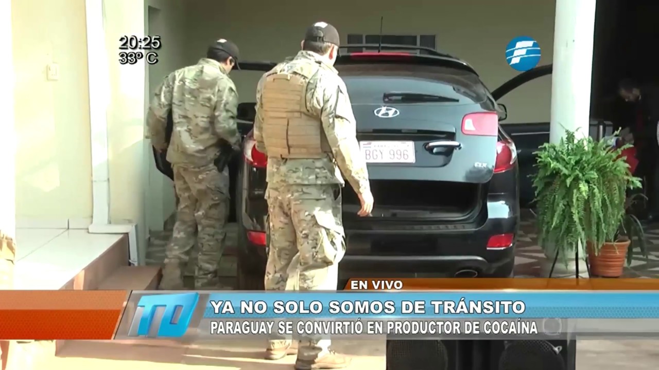Paraguay se convirtió en productor de cocaína