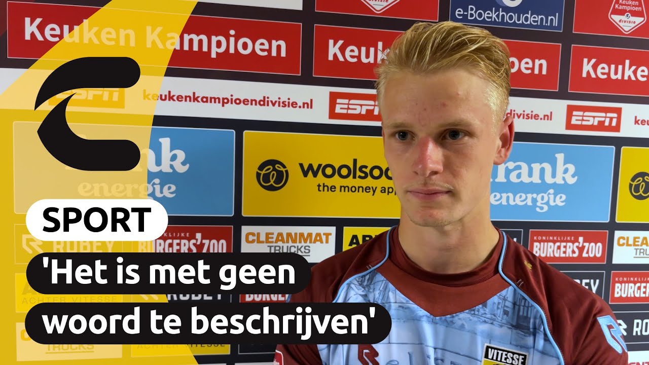 Reactie Mathijs Marschalk na Vitesse - Helmond Sport (3-1) | Connect