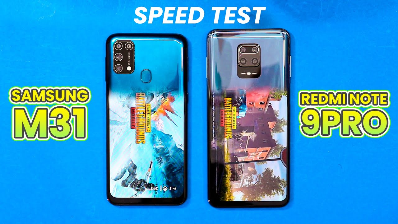Redmi Note 9 Pro Vs Samsung M31 Speed Test: Hilla Dala Na...🤪