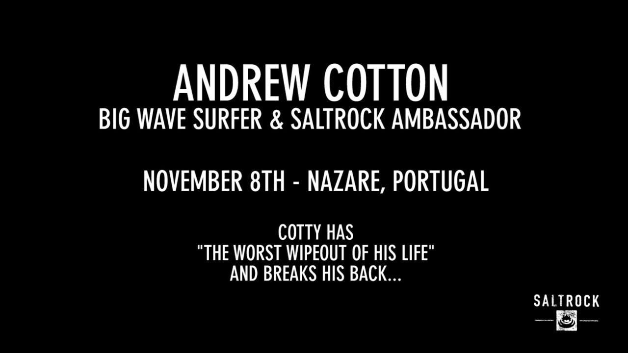 Andrew Cotton Update - 2 Weeks after his Wipeout