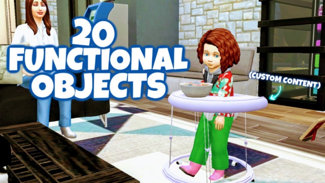 20 FUNCTIONAL OBJECTS FOR BETTER GAMEPLAY | THE SIMS 4 MUST HAVE CC SHOWCASE