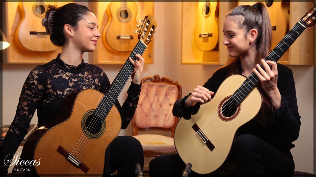 Daniyah Guitar Duo play Suite Retratos (IV. mov) by R. Gnattali on A. Kirschner & A. Tacchi Guitars