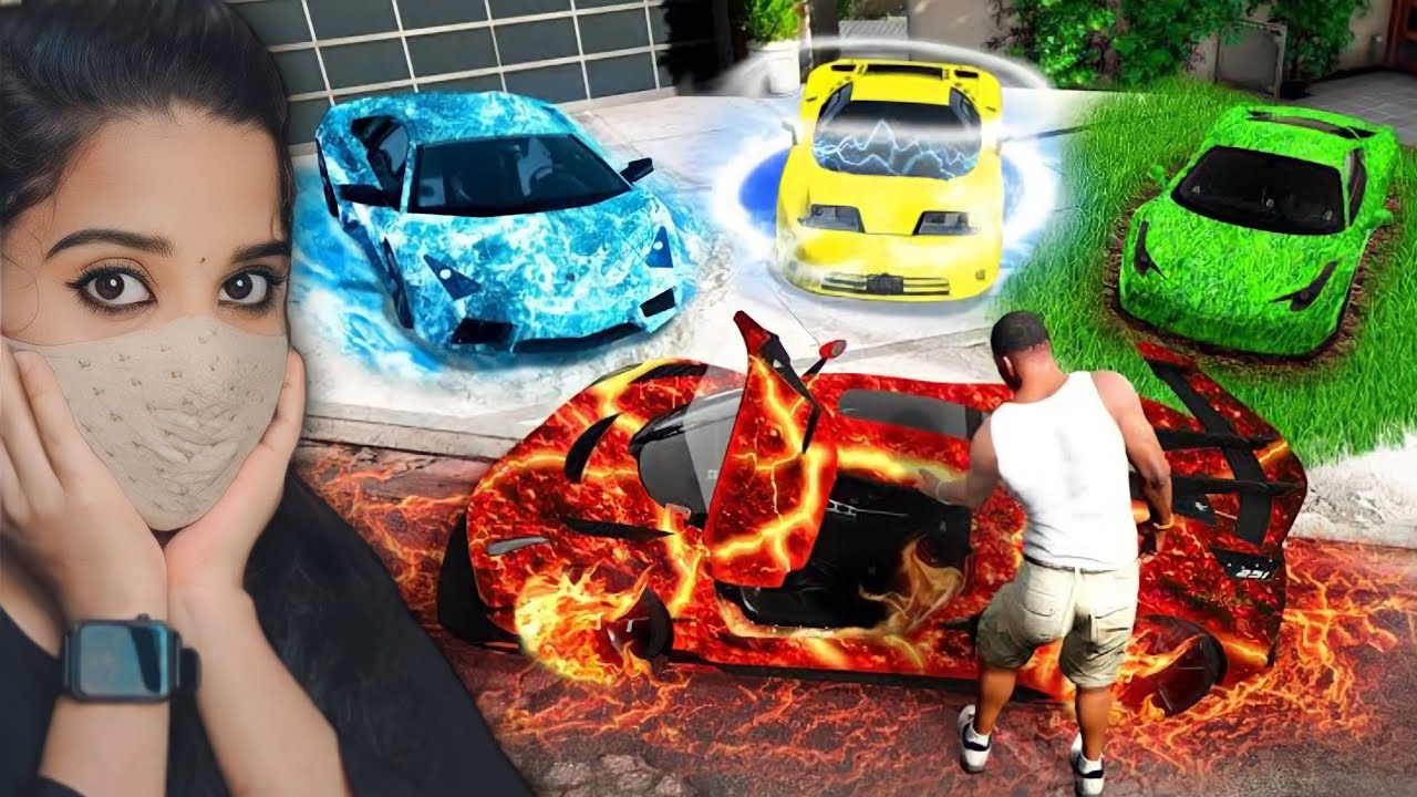 Collecting 3 RARE ELEMENTAL CARS - GTA 5 #17