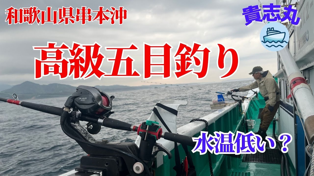 【高級五目釣り】和歌山県串本沖でイサキ、ウメイロ、キンムロを釣る！