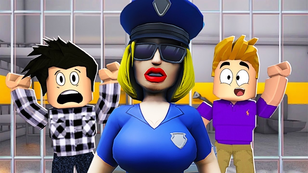 ENFERMER DANS LA PRISON DE LA FEMME POLICIERE (POLICE VALERYS WOMAN Escape Prison OBBY)