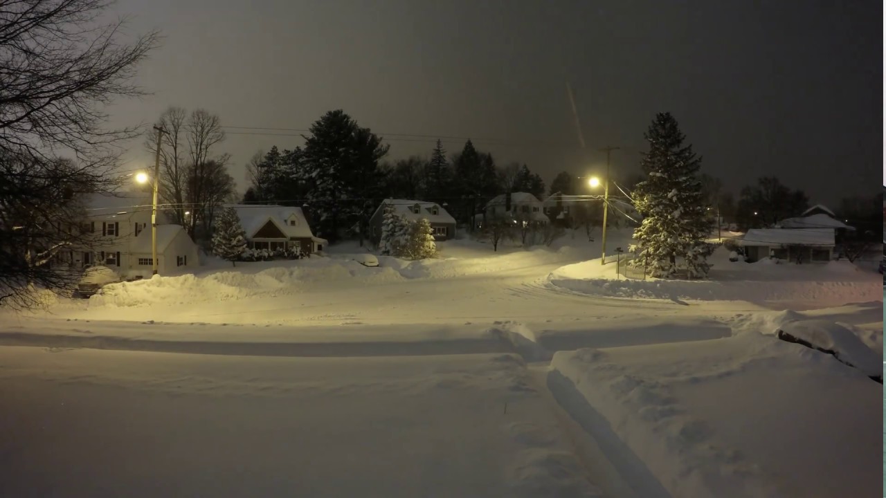 Winter Storm Stella Time Lapse Start to Finish