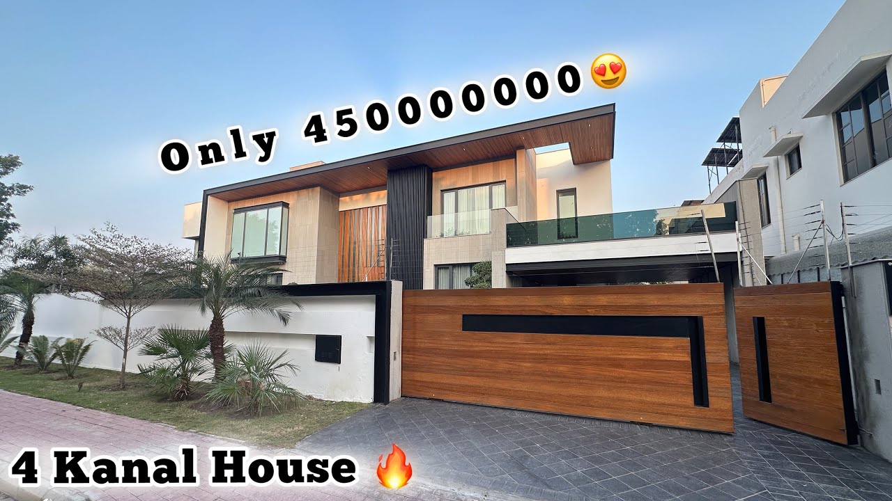 4 Kanal Most Luxurious Fully Furnished House With Full Basement In Bahria Town Lahore