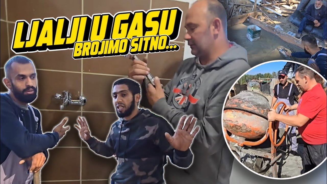 Versaci se gasira Besimu gotova jama ,Žohar montira sanitarije pripremamo teren za fasadu!-ep 68