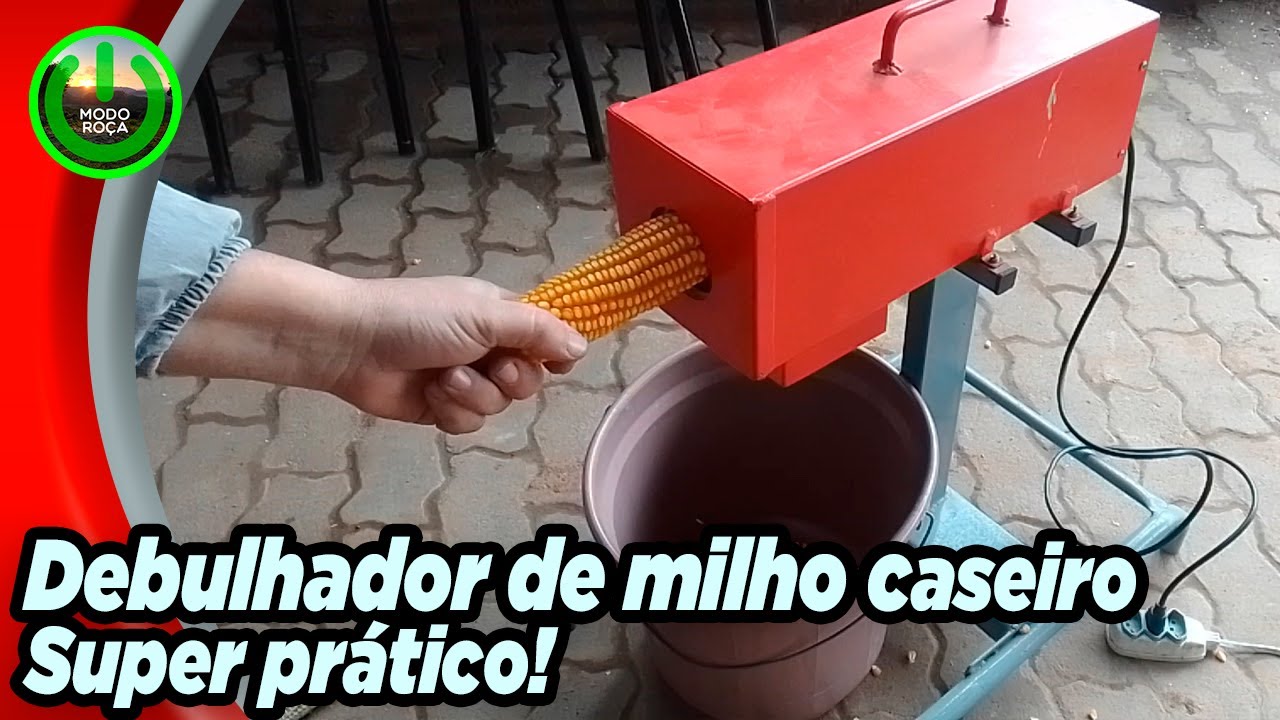 Debulhador de milho caseiro,super prático!