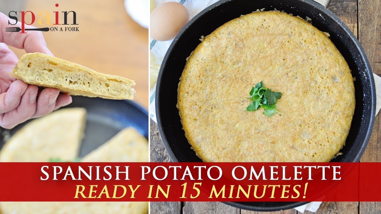 The Most Incredible 15 Minute Spanish Potato Omelette