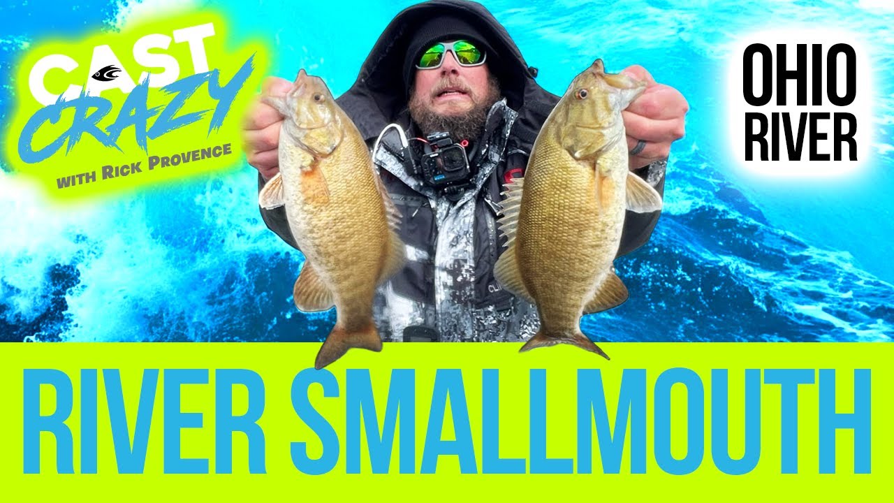 Fishing the Ohio River in DANGEROUS Winds for SMALLMOUTH!