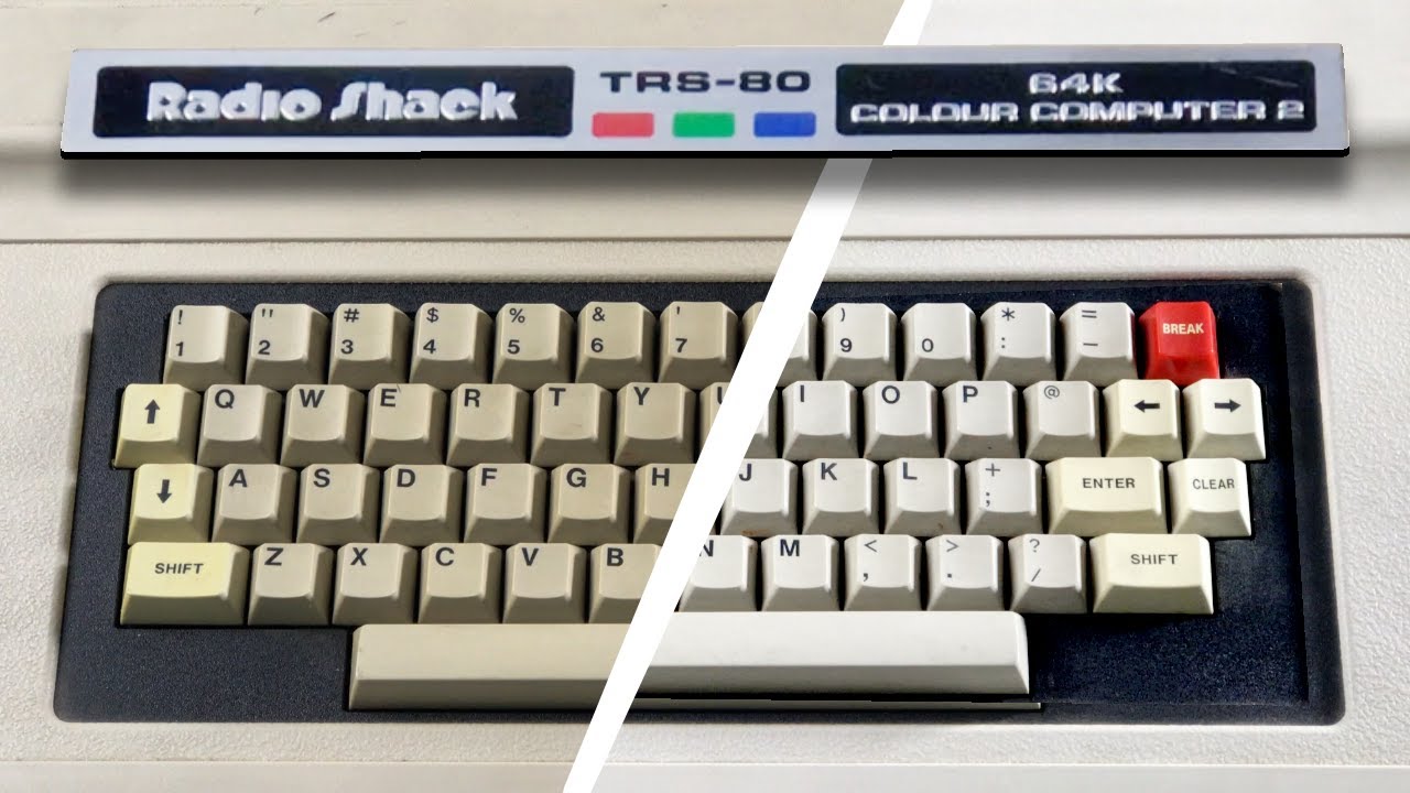 TRS-80 CoCo 2 clean and retrobright #septandy #restoration