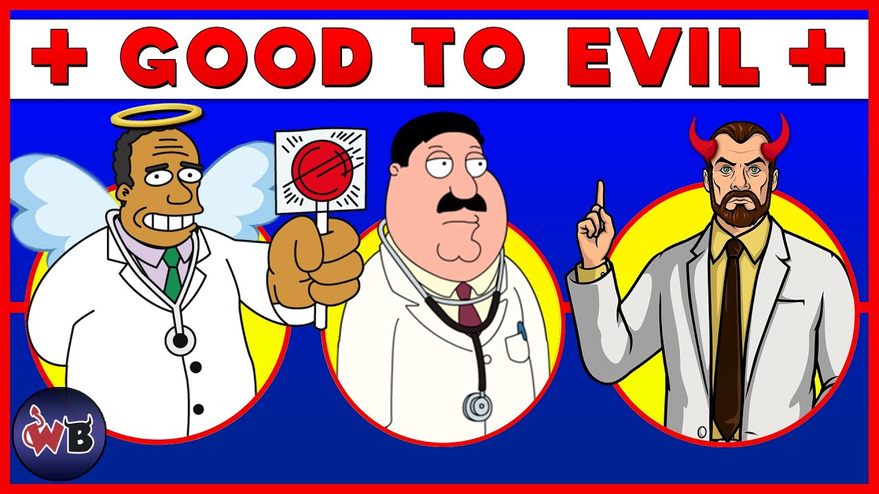 Cartoon Doctors: Good to Evil 👨‍⚕️🩺
