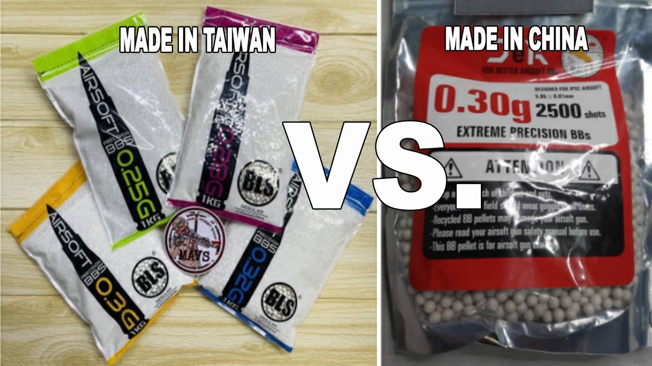 BLS (Made in Taiwan) VS. JeR (Made in China) Airsoft BBS