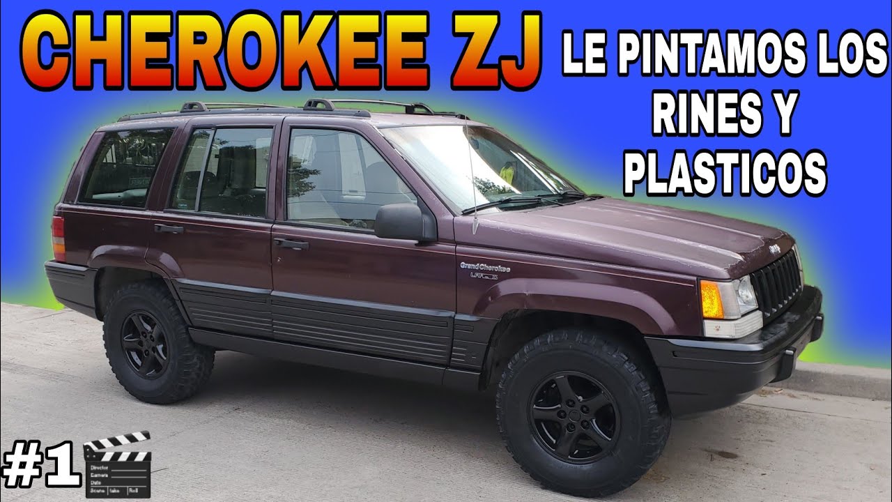 PINTE Y RETOQUE LOS PLASTICOS DE MI CHEROKEE ZJ/ PRIMER VIDEO| RAUL CAR