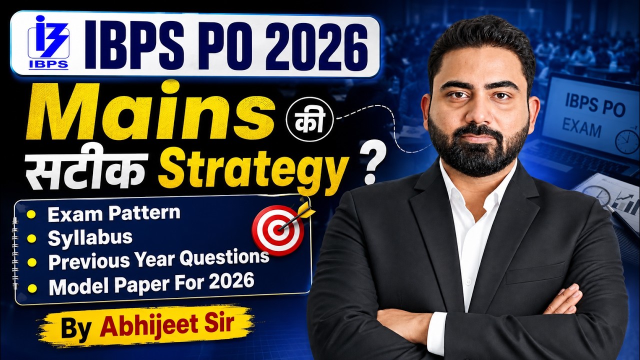 IBPS PO Mains 2026 | Strategy to Crack GA Section for IBPS PO 2026 | Banking Testbook
