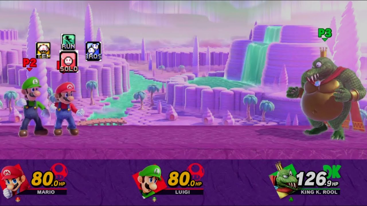 Super Smash Bros: Mario and Luigi: Superstar Saga - Tolstar Battle - Ultimate Edition