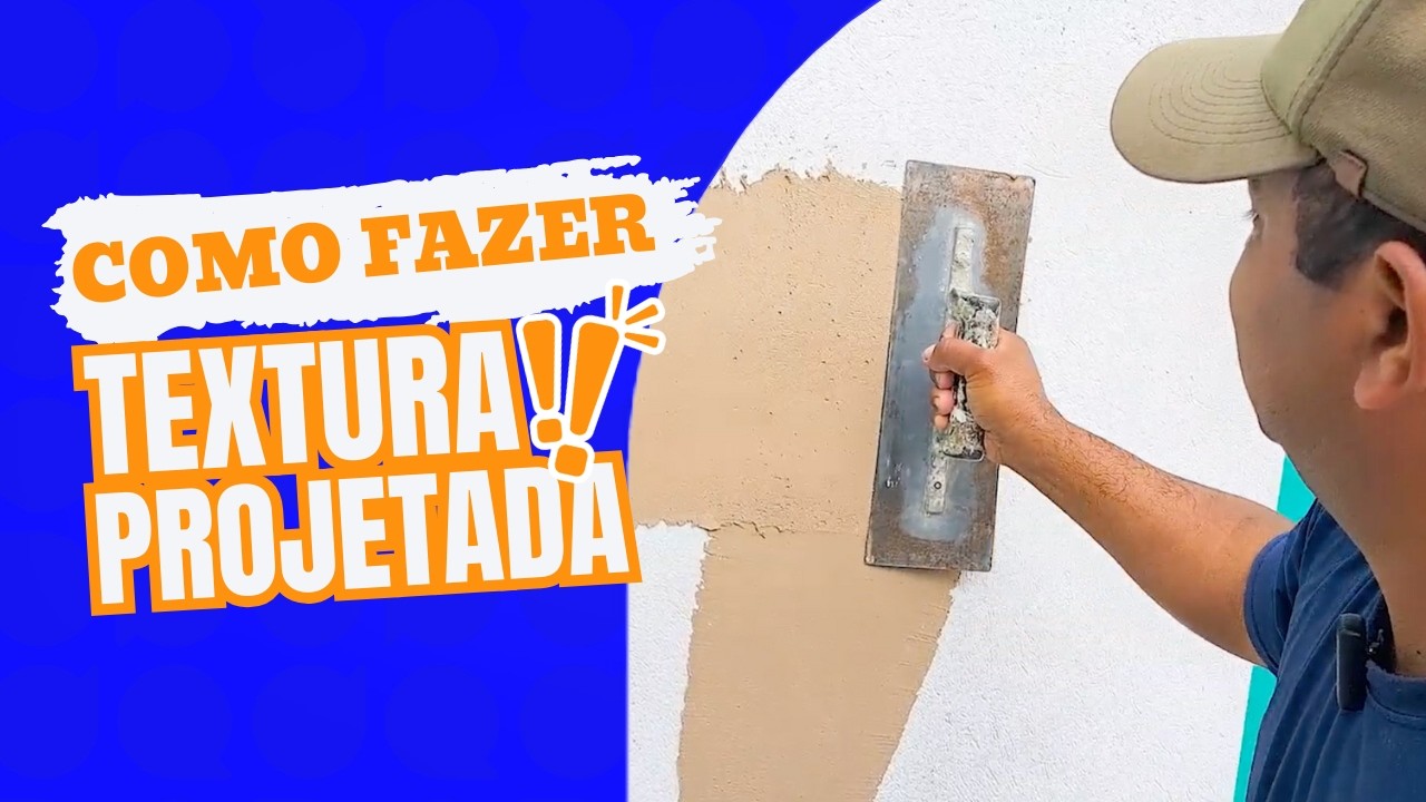 Textura Projetada: Aprenda o Passo a Passo e Fa&ccedil;a Voc&ecirc; Mesmo