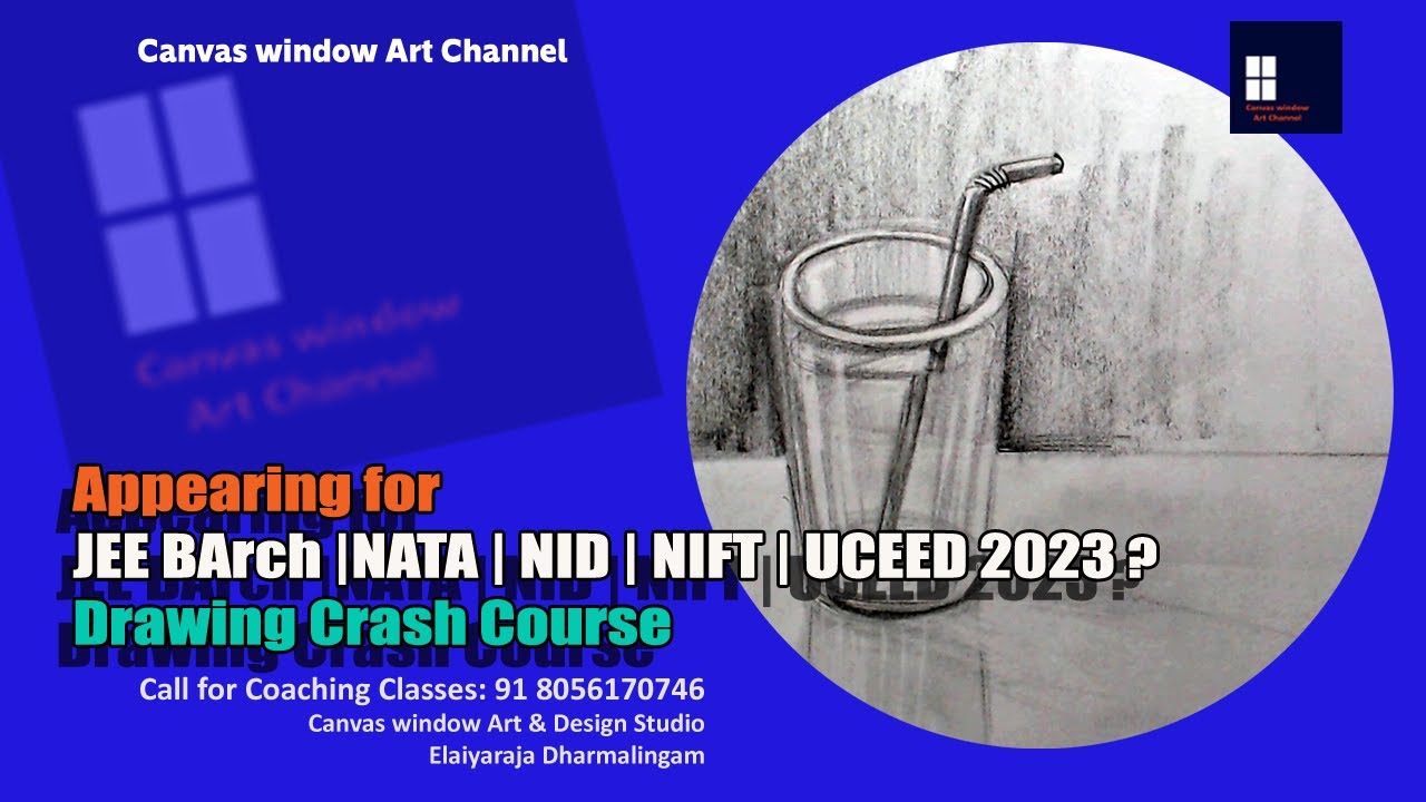 Appearing for NID NIFT JEE BARCH UCEED 2023 | Join Professional Drawing Crash Course now!