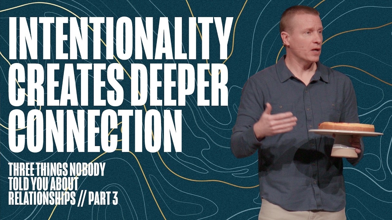 Intentionality Creates Deeper Connection