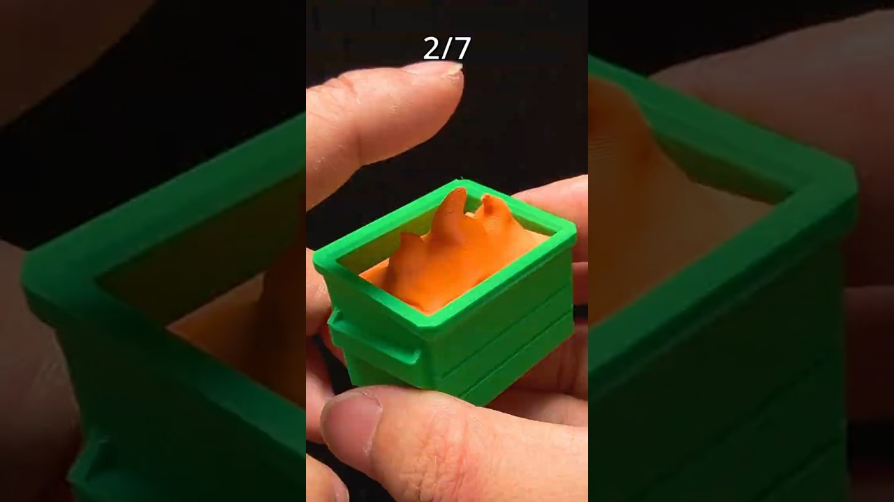 7 Satisfying 3D Printed Desk Toys (ASMR) #3dprinting #asmr #fidgettoys