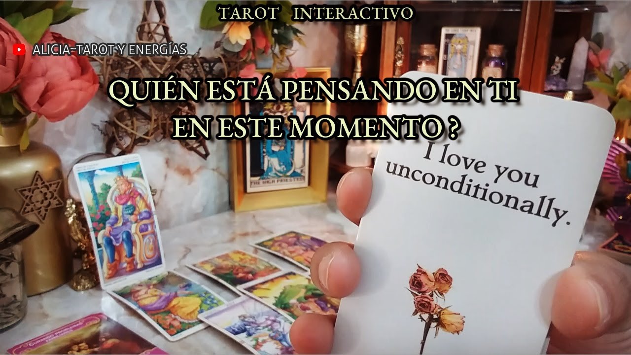 ✨Quién está Pensando en Ti en Este Momento? 😌💭 #tarot Interactivo✨