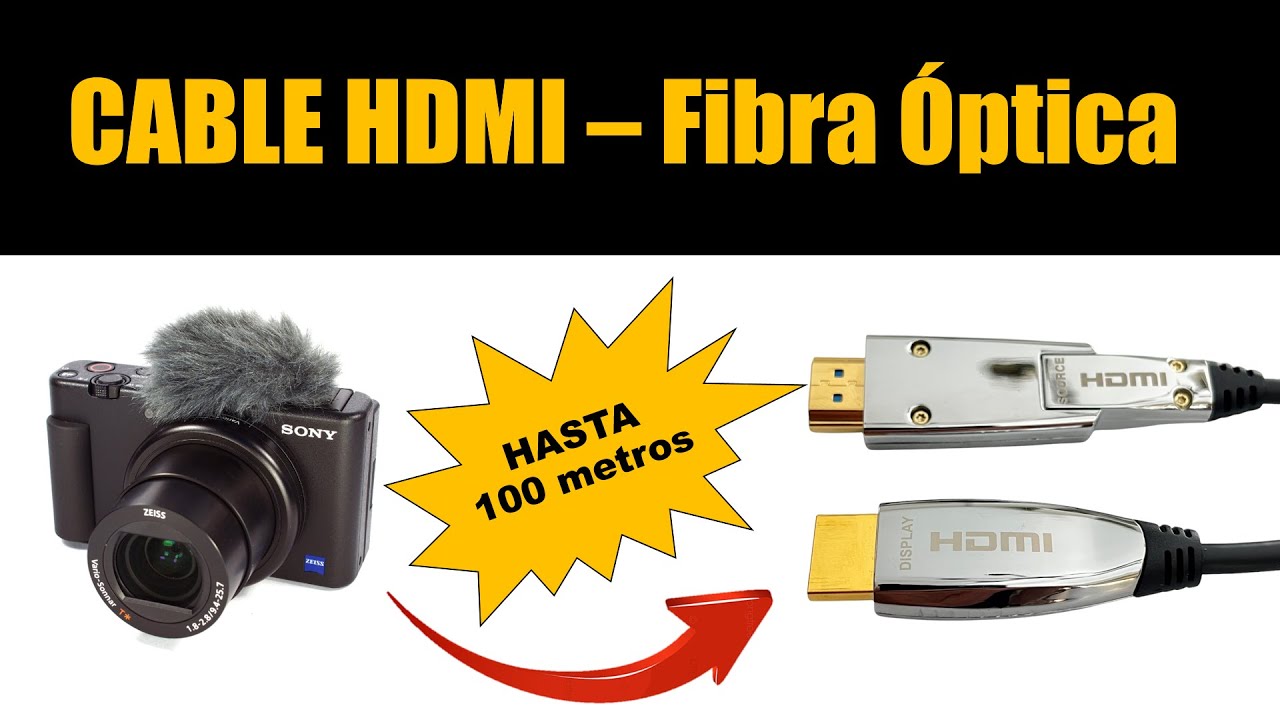 Cable HDMI de Fibra Óptica Test de 30 metros