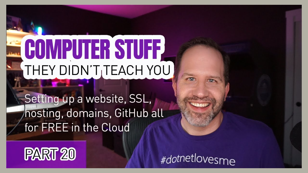 Azure Static Web Apps, Website, GitHub, SSL & hosting FREE! Computer Stuff They Didn't Teach You #20