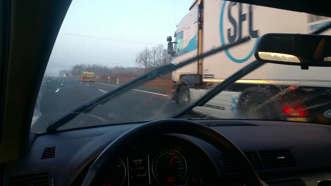 Test F&auml;cherd&uuml;se Audi A4 B7 bei 140km/h Teilenummern 4G0955987A, 4G0955988A, 4F0955431