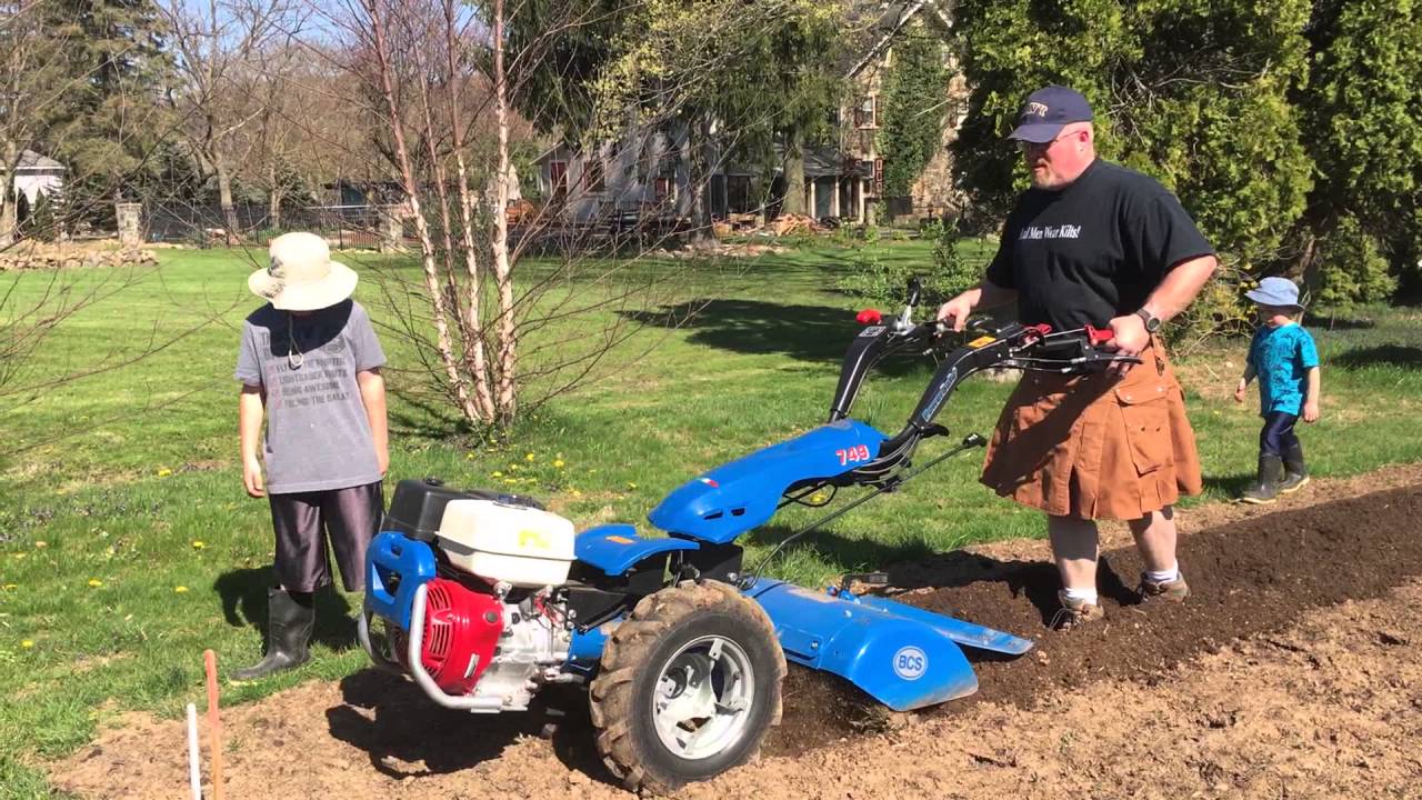 BCS 749 Walk Behind Tractor Rototiller and Hiller/Furrower