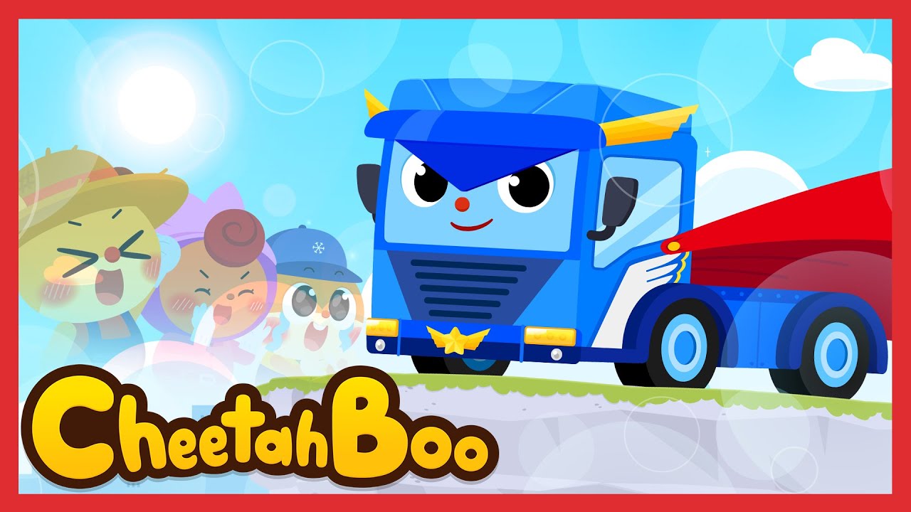 [🎉NEW] Trailer Transformation! Truck Heroes! | Vehicle | Nursery rhymes & Kids Song | #Cheetahboo